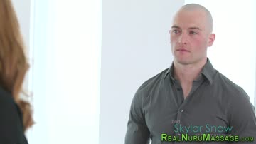 Gorgeous nuru soaked babes in massaging 3way