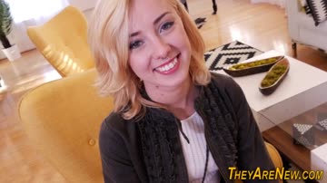 Pov banged teen newbie in first porno