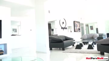 Mature stepmother consoles stepson with her inked pussy