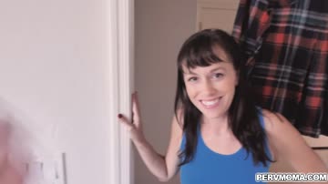 Stepson plows Alana Cruises tight MILF pussy and she cums on his dong
