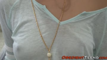 Dominated teen plowed hard for sperm