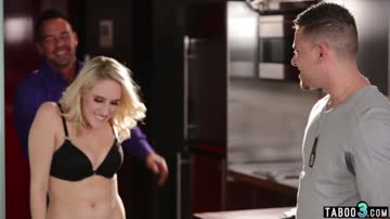 Teen stepsister almost got caught with her brother