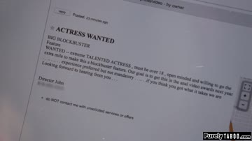 Actress suddenly finds herself feature in an anal porn movie