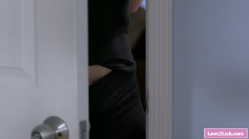 Lesbian milf taking turns eating their stepdaughters pussy