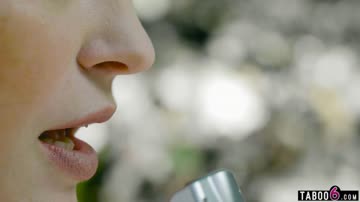 Scientist watches two people having sex in the outdoors