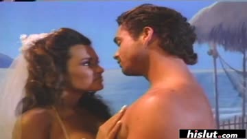 Busty brunette gets dicked by a surfer