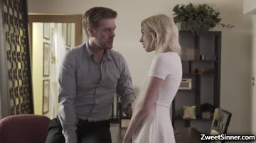 Tiny Blonde teen lustful fuck with a hot pastor
