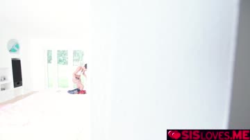 Busty stepsis Jade Nile lets stepbro slams her twat from behind