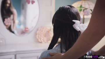Teen Alison Rey seductively invites Chad in her room knowing that he wants to bang