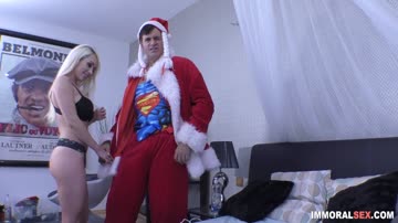 Busty blonde bounces on hard dick live