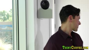 Ebony teen with big ass gets pounded