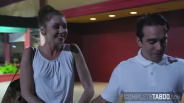 Kinky teen rubs herself and rides cock