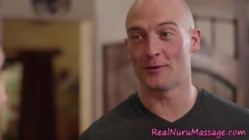 Hot masseuse jerks clients cock