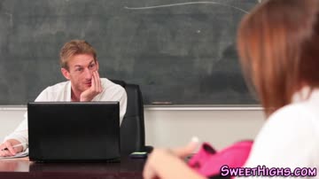 College teen gets fucked and mouth jizzed
