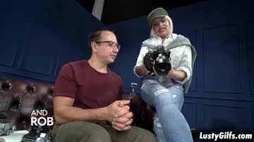 Blonde old lady Franny fucked deep in her pussy