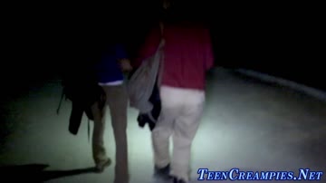 Slutty creampie loving teen riding dick