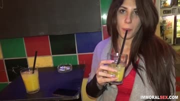 Dirty whore fucked on live sex show