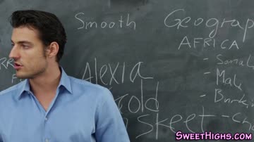 Highschool teens mouth spermed by teacher