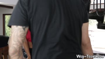 Small teen fingerfucked and eaten out