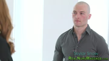 Fetish masseuses swap cum in threesome