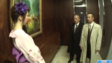 Kimono girl, Rinka Kanzaki, deals two massive cocks - More at javhd.net