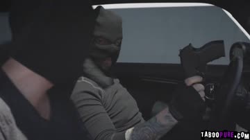 Candice holes got penetrated by horny robbers Robby and Johnny