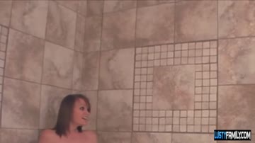 Seductive stepmom toying her busty stepteen