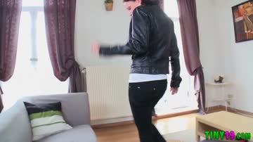 Small teenager fucked by black cock