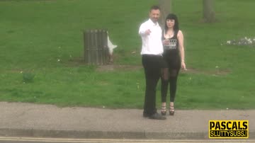 Fingered dominated milf deep throats cock