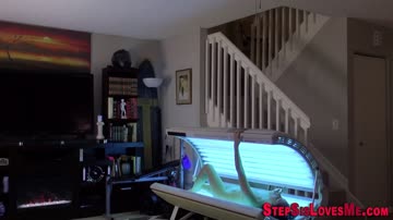 Teen sucks stepbrothers big dick and gets cum