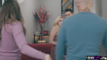 Let see how teen Carolina bangs with Dean in front of her parents
