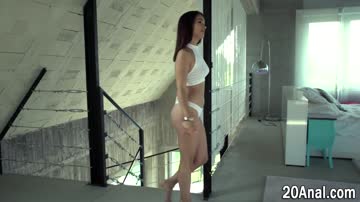 Teen gets butt banged and sucks big cock