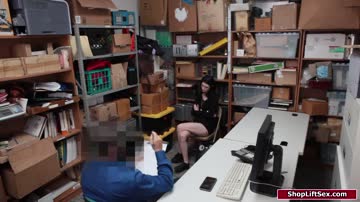 Sexy teen shoplifter fucked and then released afterwards