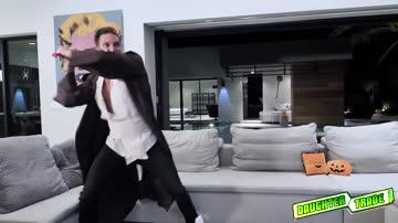 Dark side dads climb on the bed and fuckeach others teens