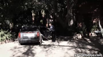 Blind blonde teen girl Chloe Cherry fucked by black guy