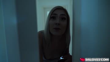 Lux Rose is playing with a sex toy and gets caught by her stepbro