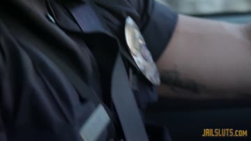 Cop bangs two Latinas and gives them facials