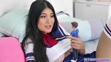 Asian teen Brenna Sparks fuck fantansy come true