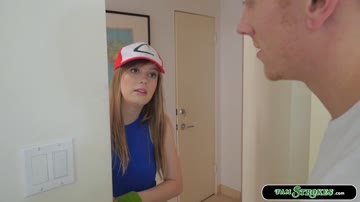 Petite teen stepsis lets stepbro fuck her pussy for pokemon