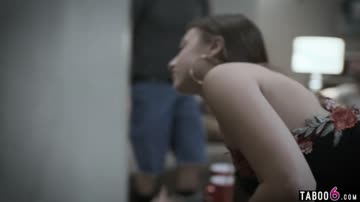 Shy teen babe recorded fucking in public at this party
