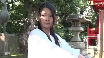 Ako Nishino - A Cute Priestess Gets Cream Pied