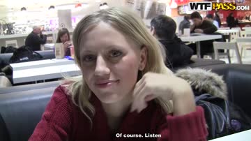 Young Russian Blonde Agreed To Fuck With 2 Men For Money